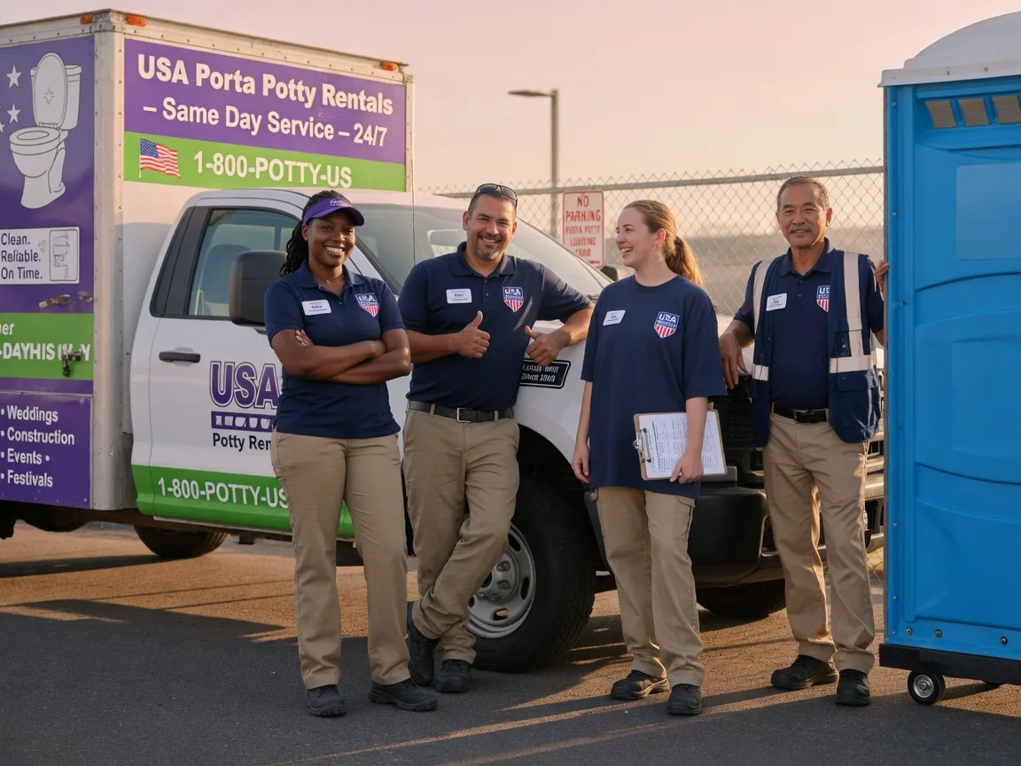 Porta Potty Rental company in Riverbank, CA